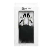 Sex and Mischief Feathered Nipple Clamps with Soft Feathers Nipple Clamps